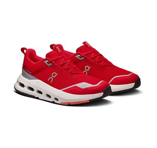 On Big Kids' Cloudnova Red/Terra Athletic Shoes